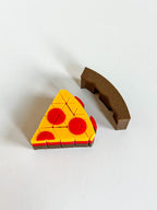 Mini Pizza Fidget Toy, Sensory Play Food (Pizza Box Included)
