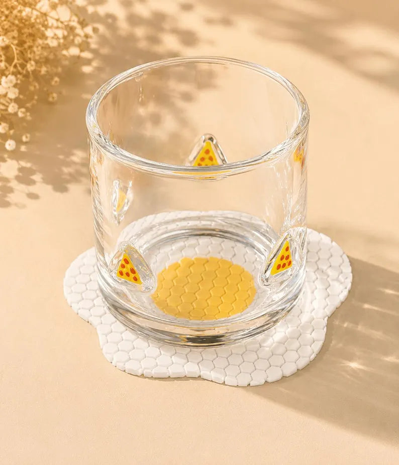 Single Fried Egg Fidget Toy | Flexible Mesh Sensory Play Food | Pretend Kitchen Toy | Desk Coaster | One Egg Only
