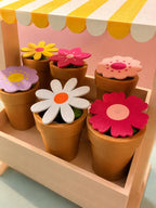 Magic Growing Flower Garden Playset, Magnetic Watering Can Pretend Playset, Interactive Kids Gardening Gift