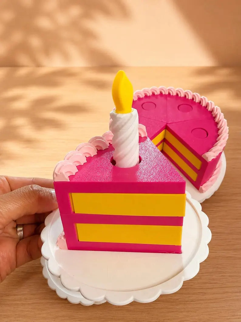Make a Wish Birthday Cake Playset | Pretend Food, Candles, Sensory Kids Party Toy
