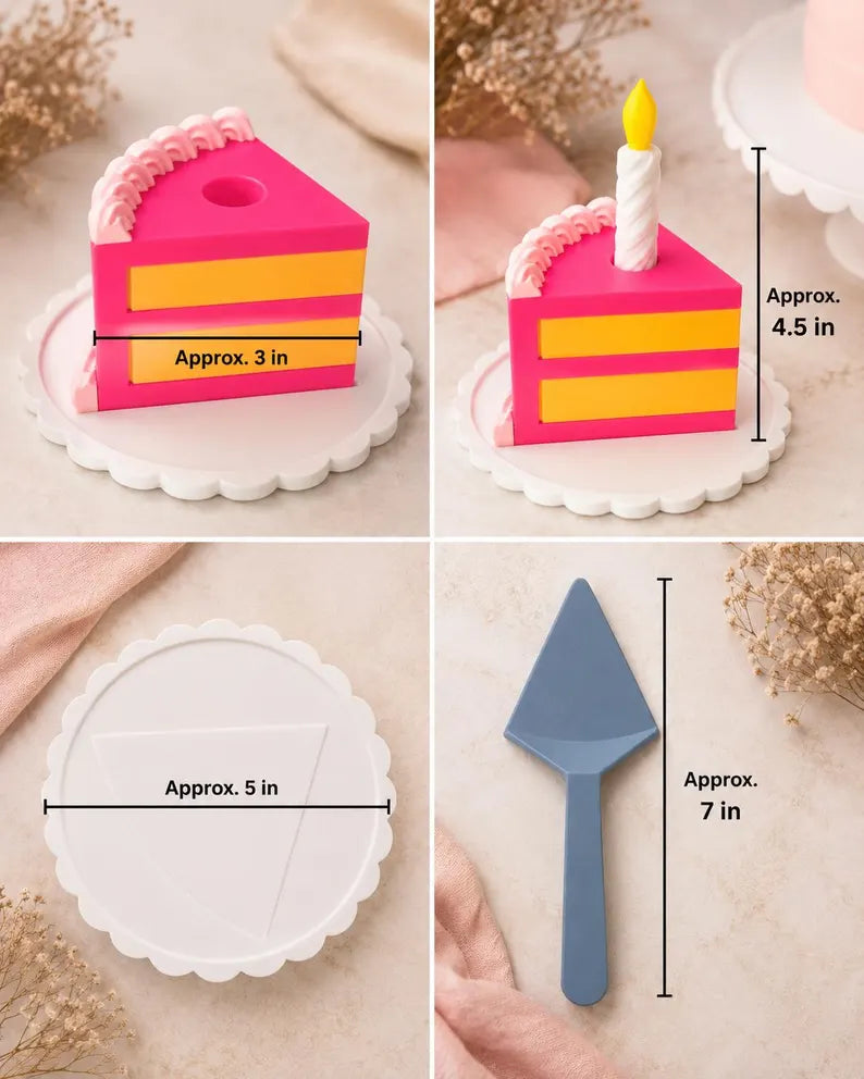 Make a Wish Birthday Cake Playset | Pretend Food, Candles, Sensory Kids Party Toy