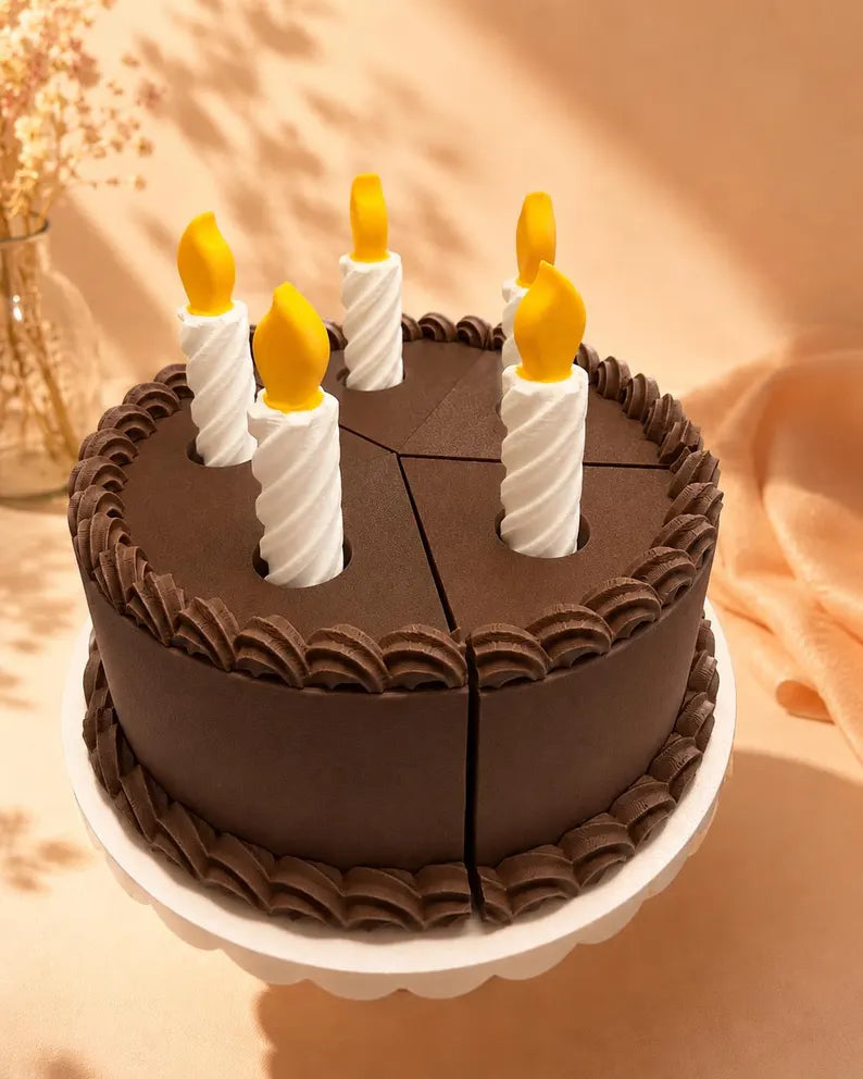 Make a Wish Birthday Cake Playset | Pretend Food, Candles, Sensory Kids Party Toy