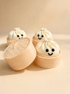 Happy Bao Bun Fidget Clicker, Dim Sum Sensory Toy