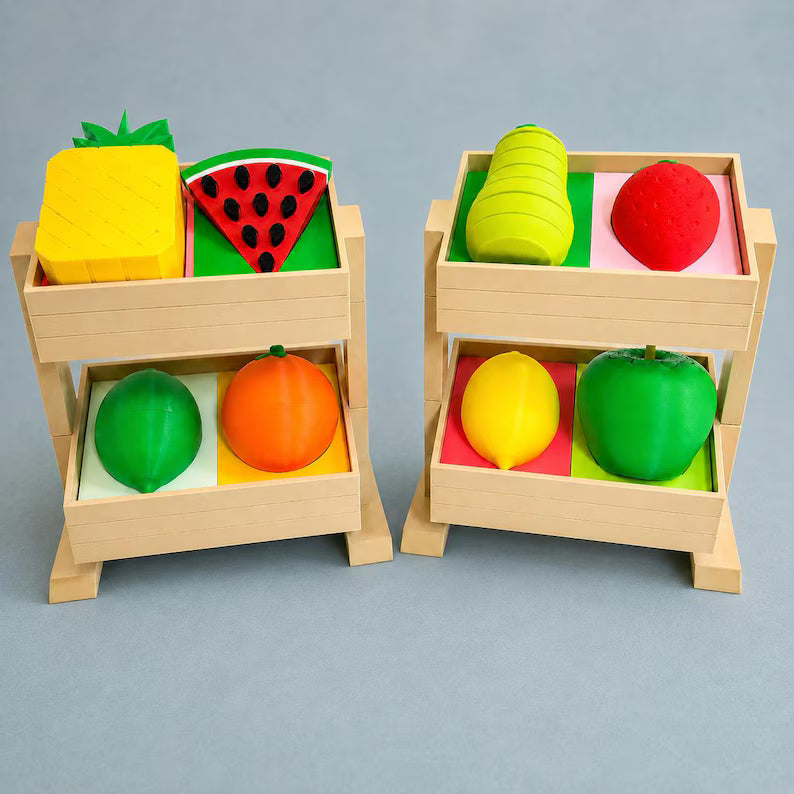 Fruit Fidget Toy Set – Sensory Stress Relief and Calming Toys for Kids - NestfulGold product photo