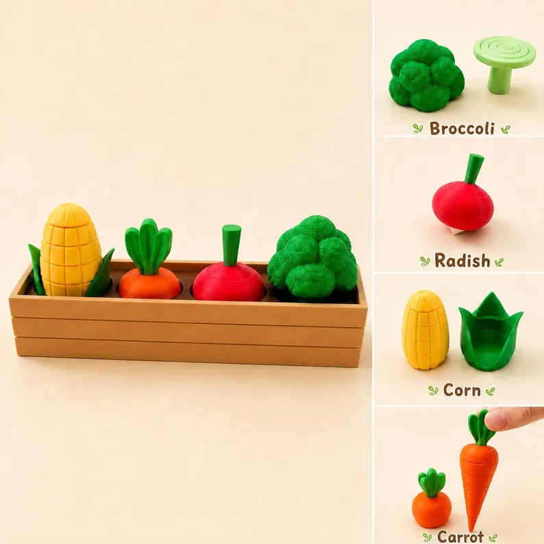 Vegetable Garden Fidget Set - NestfulGold product photo