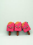 Chocolate Crunch Popsicle Clicker Keychain, Fidget Toy, Sensory Foodie Gift