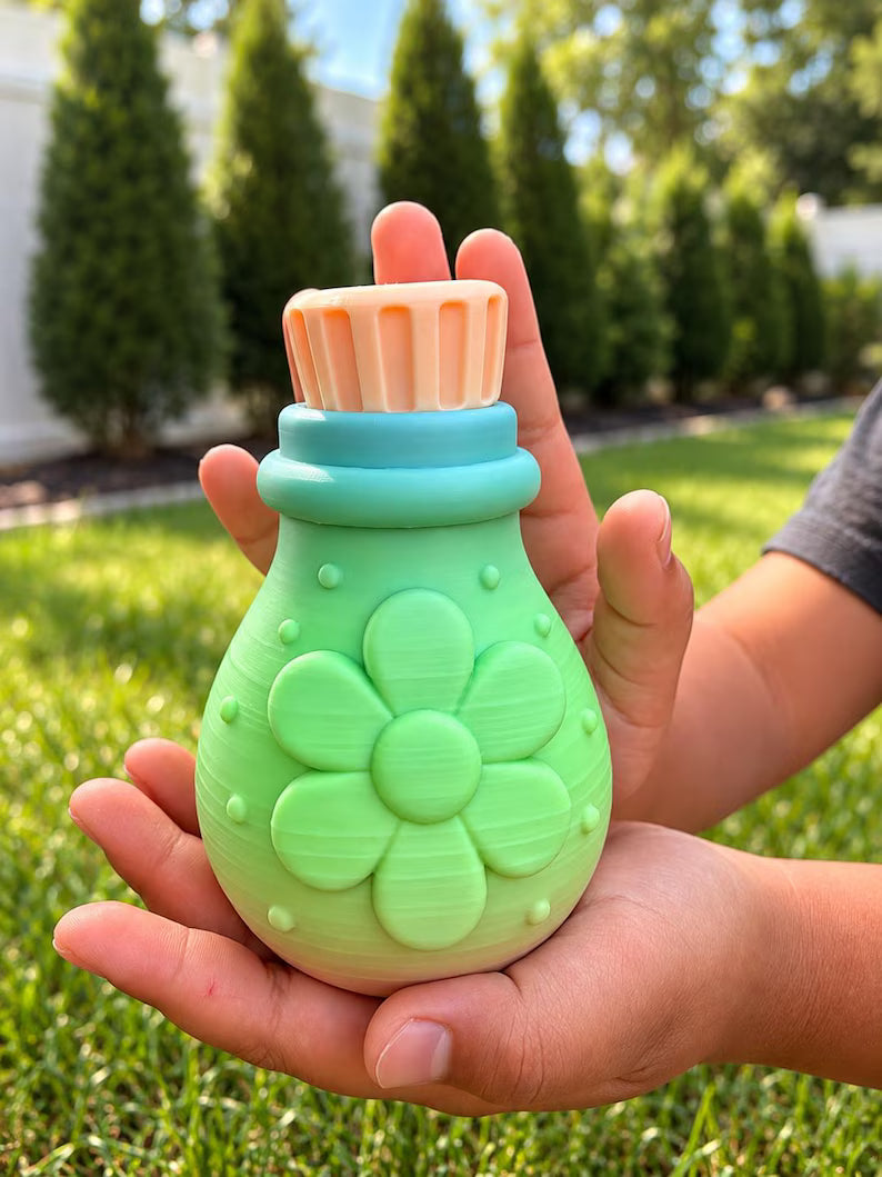 Enchanted Garden Potion Play Set, Fairy Pretend Play Toy, Sensory Bin Accessories, Flower Potion Bottles, Magical Kids Gift