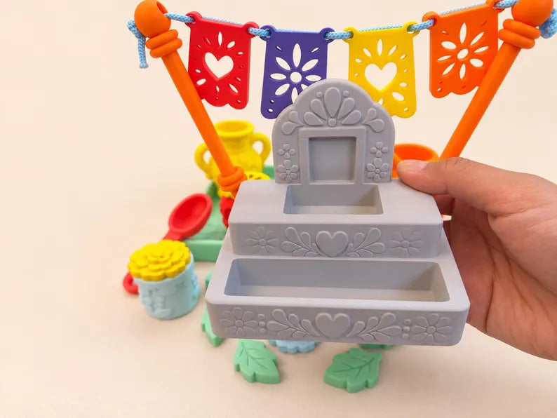 Día de los Muertos Pour & Play Set, Day of the Dead Sensory Play Activity