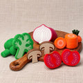 5-Piece Magnetic Cutting Vegetables Set - NestfulGold product photo