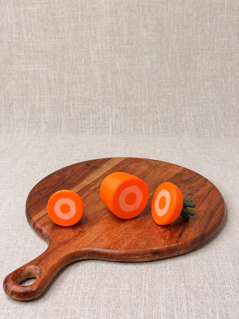 5-Piece Magnetic Cutting Vegetables Set, Sliceable Pretend Food for Kids Play Kitchen