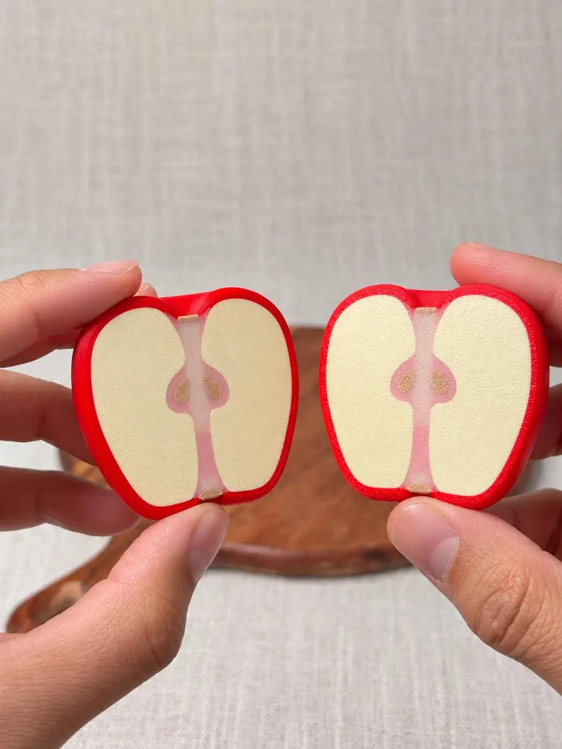 5-Piece Magnetic Cutting Fruit Set, Sliceable Pretend Food for Kids Play Kitchen