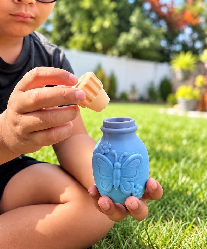 Enchanted Garden Potion Play Set, Fairy Pretend Play Toy, Sensory Bin Accessories, Flower Potion Bottles, Magical Kids Gift