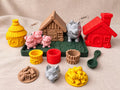 Three Little Pigs Sensory Play Set - NestfulGold product photo