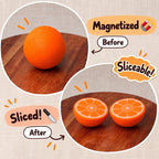 Magnetic Sliceable Food Toy, Choose One Fruit or Vegetable