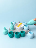 Pour & Play Space Sensory Set, Rocket Astronaut Alien Mixing Experiment, Montessori-Inspired Kids Activity