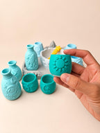 Pour & Play Space Sensory Set, Rocket Astronaut Alien Mixing Experiment, Montessori-Inspired Kids Activity