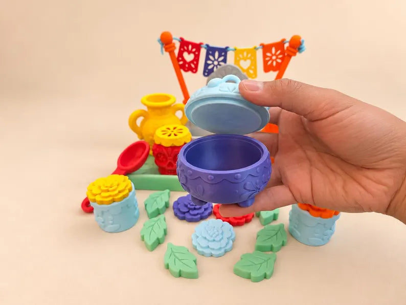 Día de los Muertos Pour & Play Set, Day of the Dead Sensory Play Activity