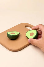 Magnetic Cutting Food Set, 5-Piece Fruit & Vegetable Pretend Play Kitchen Toy