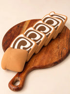 Magnetic Sliceable Bread Toy, Marble Swirl Pretend Food Loaf for Play Kitchen