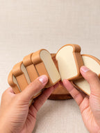 Magnetic Sliceable Bread Toy, Pretend Food Loaf for Kids Play Kitchen