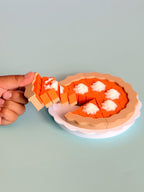 Whole Pie Sensory Toy | Articulated Collectible Pie Pan Slices - Etsy photo 2
