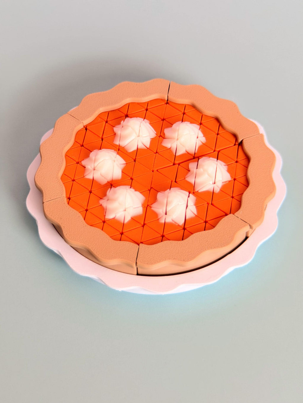 Whole Pie Sensory Toy | Articulated Collectible Pie Pan Slices - Etsy photo 4