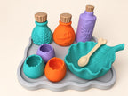 Prehistoric Dinosaur Potion Playset, Dino Pretend Potion Kit, Sensory Mixing Set, Kids Imaginative Play Gift - Etsy photo 6