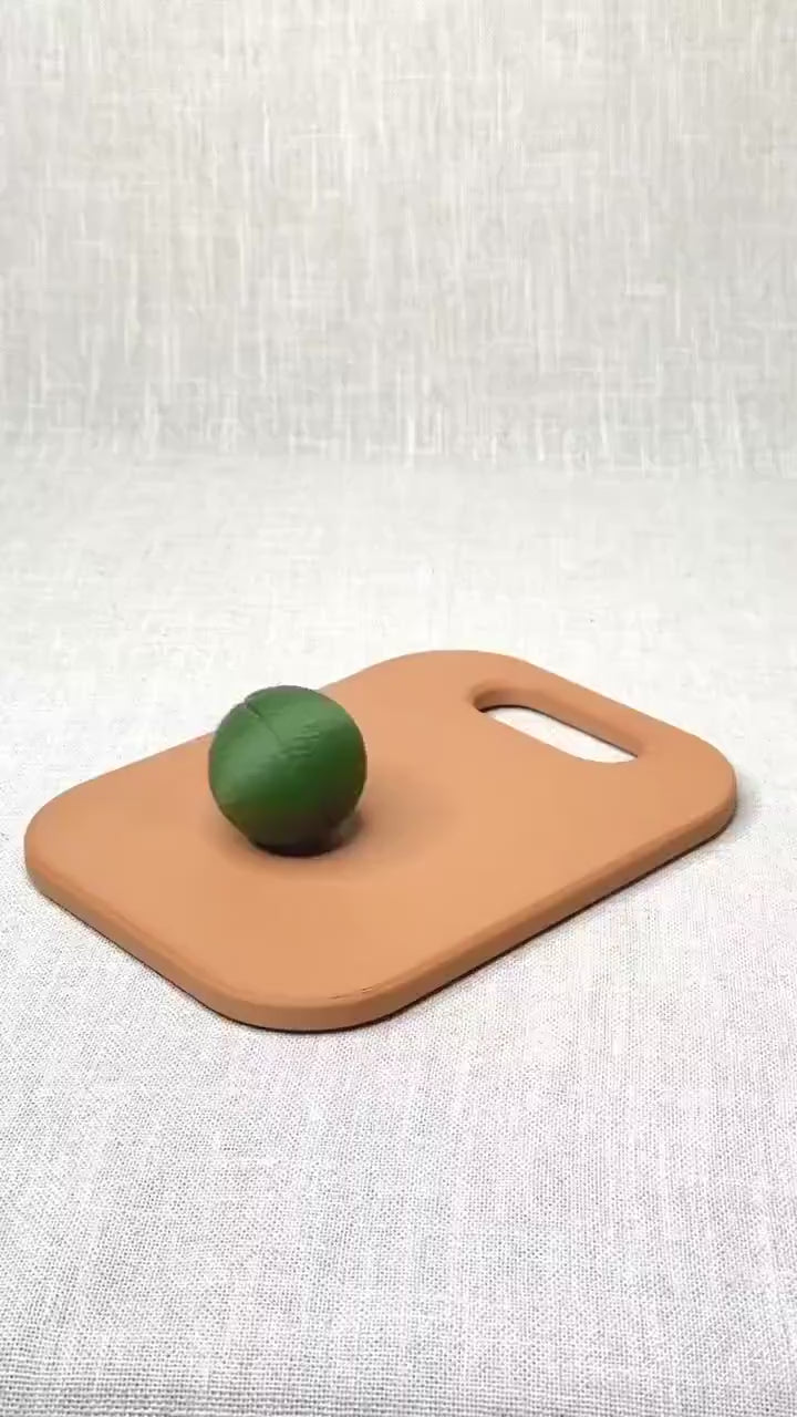 Magnetic Cutting Food Set, 5-Piece Fruit & Vegetable Pretend Play Kitchen Toy