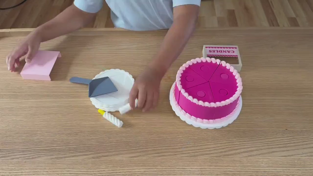Make a Wish Birthday Cake Playset | Pretend Food, Candles, Sensory Kids Party Toy