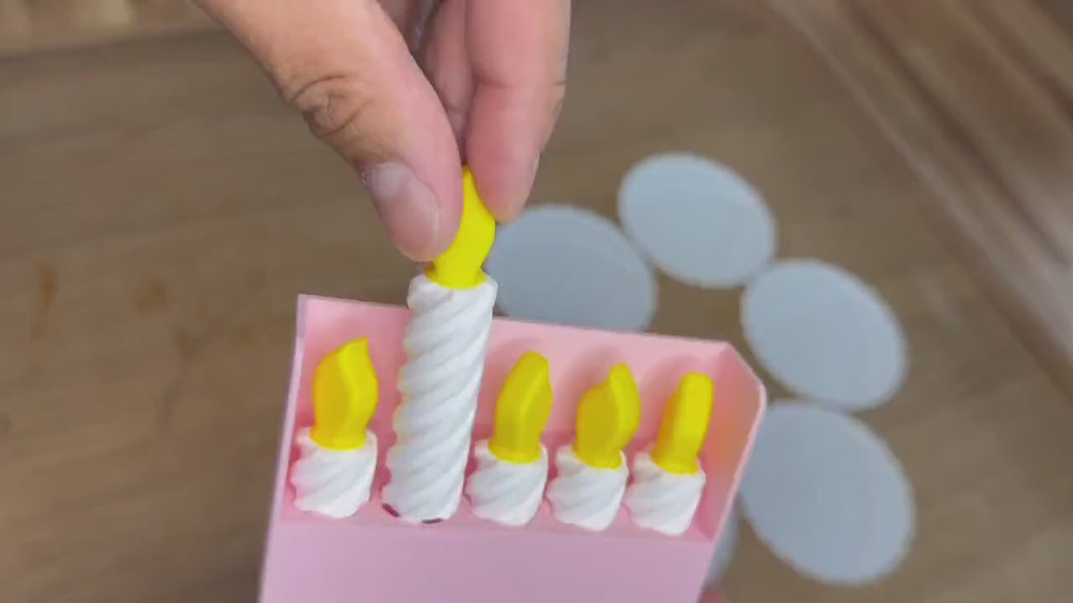 Make a Wish Birthday Cake Playset | Pretend Food, Candles, Sensory Kids Party Toy