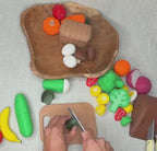 Magnetic Sliceable Food Toy, Choose One Fruit or Vegetable