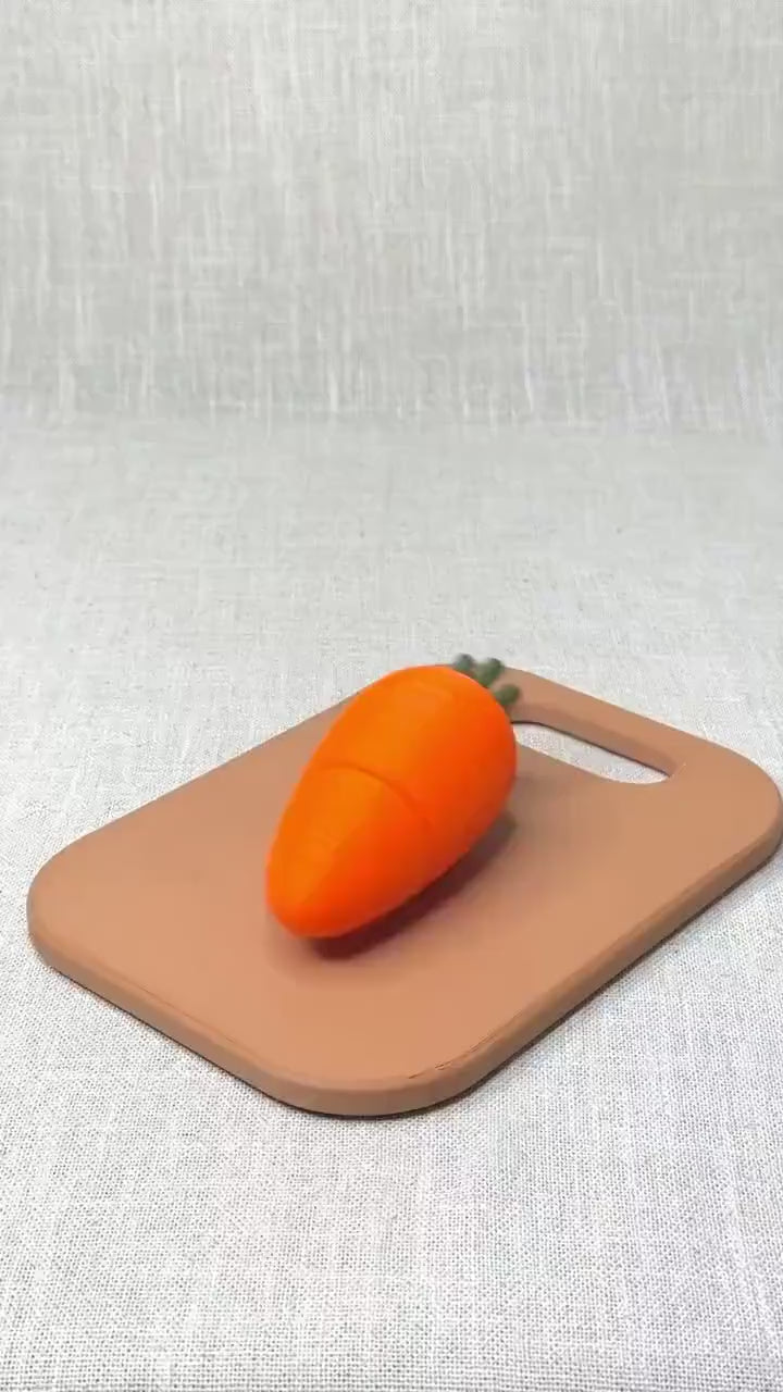 5-Piece Magnetic Cutting Vegetables Set, Sliceable Pretend Food for Kids Play Kitchen