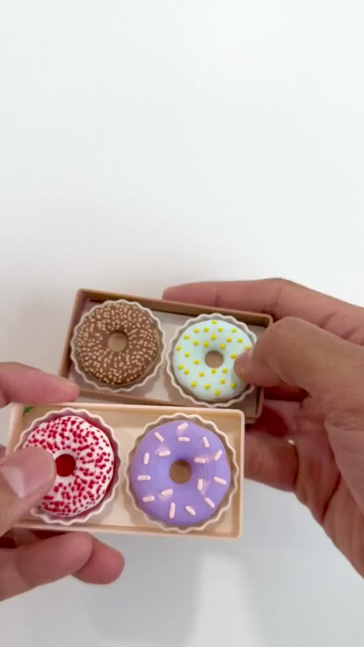 Donut Fidget Clicker Set with Box, Sensory Desk Toy